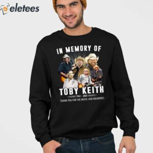 Toby Keith If Memory Of 1961 2024 Thank You For The Music And Memories Shirt 4