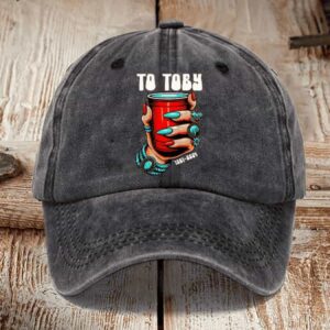 Toby Keith Red Solo Country Music Print Unisex Hat