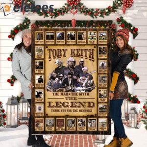 Toby Keith The Man The Myth The Legend Thank You For The Memories Blanket 2