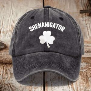 Unisex Funny St. Patrick’s Day Shenanigator Shamrock Hat
