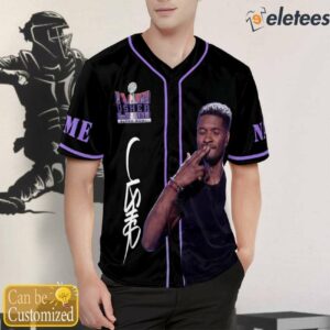 Usher Super Bowl LVIII 2024 Halftime Show Baseball Jersey 4