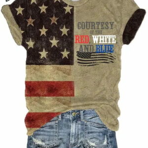 Women’s Courtesy of The Red White And Blue Shirt