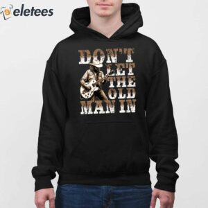 Womens Rest in Peace Toby Keith Dont Let The Old Man In Print Sweatshirt 4