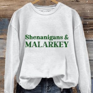 Womens Shenanigans And Malarkey Print Sweatshirt2