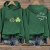 Women’s St. Patrick’s Day Funny Let The Shenanigans Begin Casual Hoodie