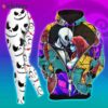 Zipper Couple Nightmare Art Combo Hoodie and Leggings