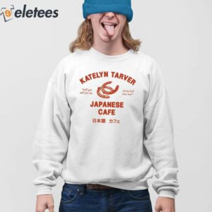 6Katelyn Tarver Japanese Cafe Shirt