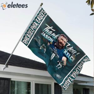 A Legendary Career Jason Kelce Eagles Flag1