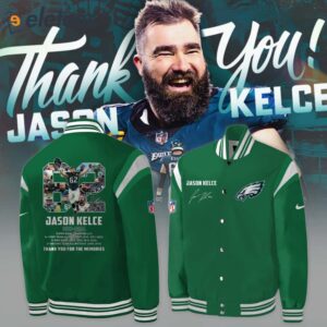 A Legendary Career Jason Kelce Philadelphia Eagles Bomber Jacket