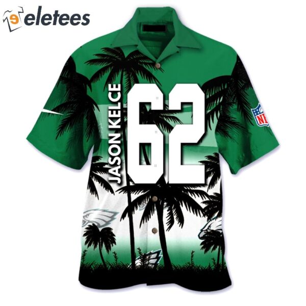 A Legendary Career Jason Kelce Philadelphia Eagles Hawaiian Shirt