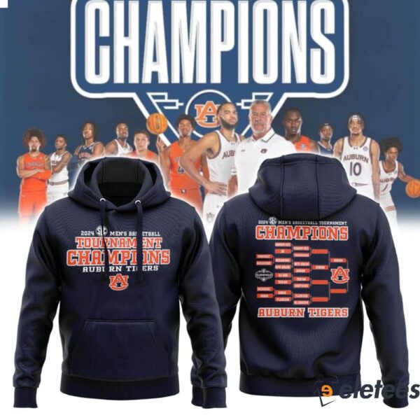 Auburn 2024 SEC Men’s Basketball Champions Shirt