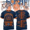 Auburn Basketball 2024 SEC Champions 3D Shirt