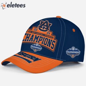 Auburn Basketball SEC Champions 2024 Cap1