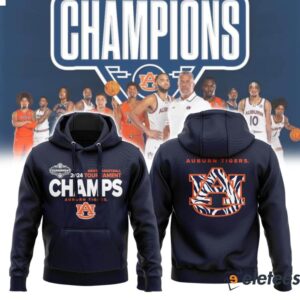 Auburn Mens Basketball 2024 SEC Champions Shirt1