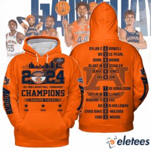 Auburn SEC Mens Basketball Champions 2024 Shirt2