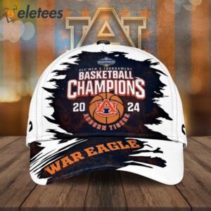 Auburn SEC Men’s Basketball Champions Tournament 2024 War Eagle Cap