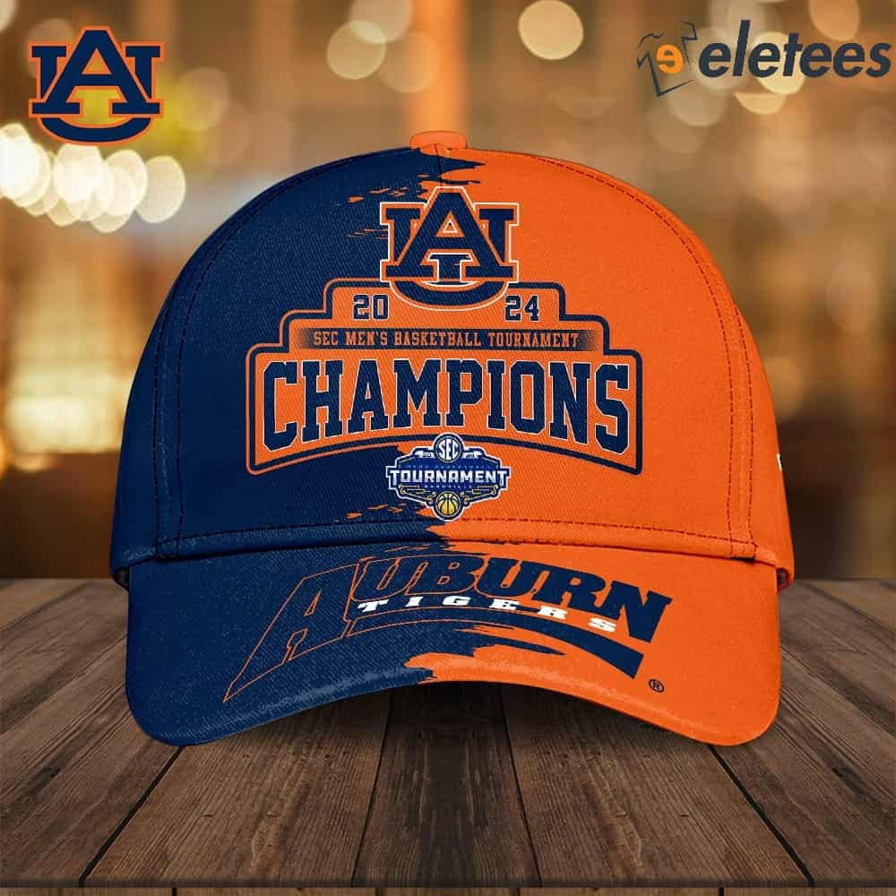 Auburn SEC Men's Basketball Tournament Champions 2024 Cap