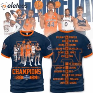 Auburn SEC Mens Basketball Tournamet Champions 2024 Shirt