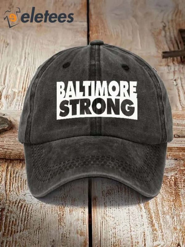 Baltimore Strong Print Hat