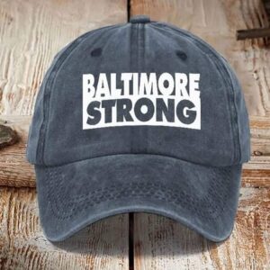 Baltimore Strong Print Hat1