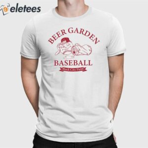 Beer Garden Baseball Shirt