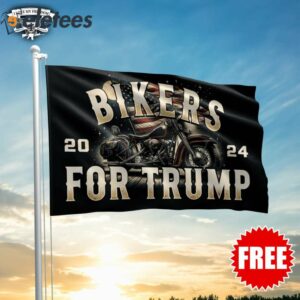 Bikers For Trump 2024 Flag
