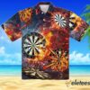 Born To Play Darts Hawaiian Aloha Shirt