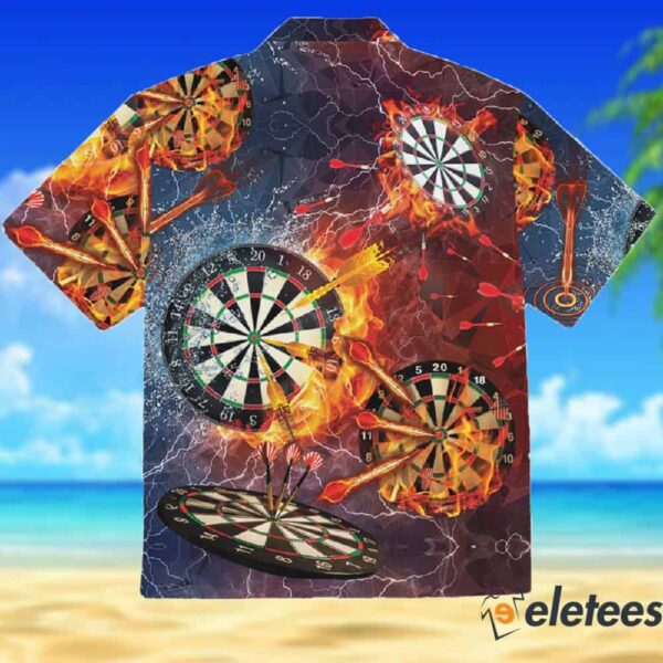 Born To Play Darts Hawaiian Aloha Shirt