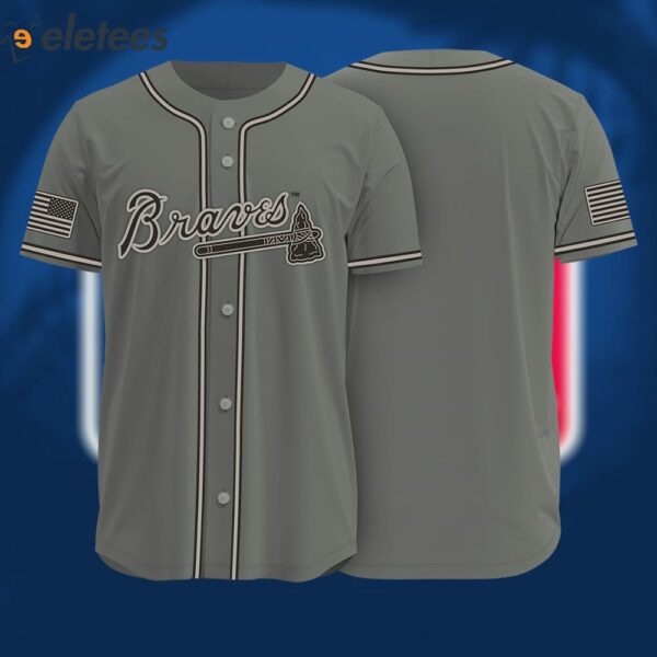 Braves Military Jersey Shirt Giveaway 2024