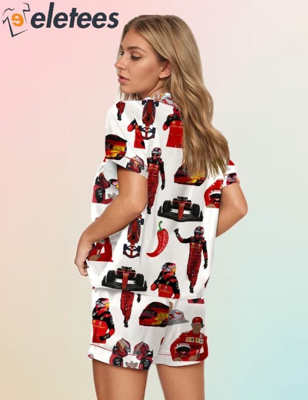 Carlos Sainz Scuderia Ferrari Formula 1 Pajama Set