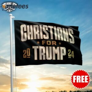 Christians For Trump 2024 Flag