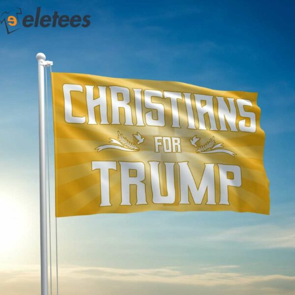 Christians For Trump Flag