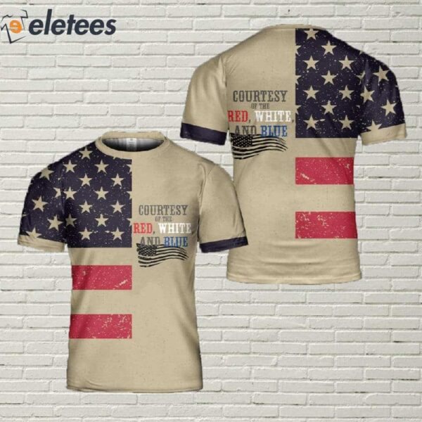 Courtesy of The Red White And Blue Print Shirt