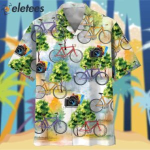 Cycling Photograph Mountain Hawaiian Shirt