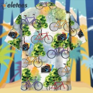 Cycling Photograph Mountain Hawaiian Shirt1
