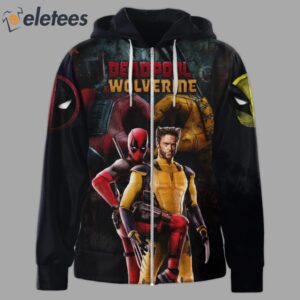 Deadpool And Wolverine Lets Kill The Fox Universe Hoodie1