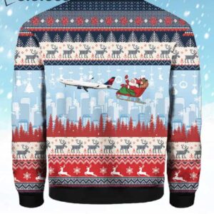Delta Air Lines A330 Ugly Christmas Sweater 2