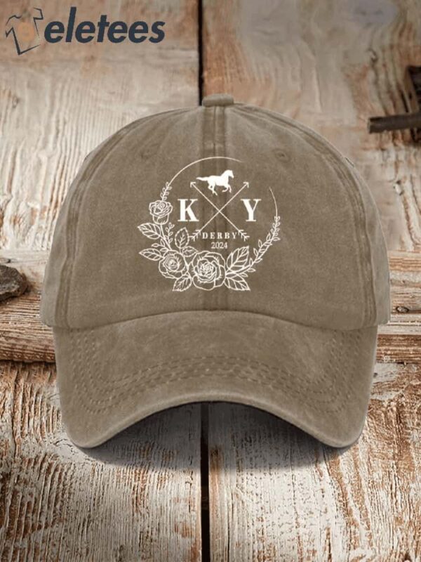 Derby Horses Print Unisex Hat