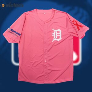 Detroit Tigers Pink Out The Park Jersey Giveaway 2024