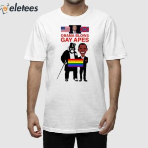 Donald Trump Obama Blows Gay Apes Shirt