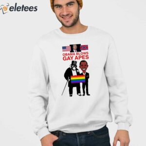 Donald Trump Obama Blows Gay Apes Shirt 3