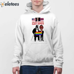 Donald Trump Obama Blows Gay Apes Shirt 4