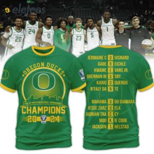 Ducks 2024 Pac 12 Mens Basketball Champions 3D Shirt