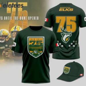 Edmonton Elks 75th Anniversary Hoodie1