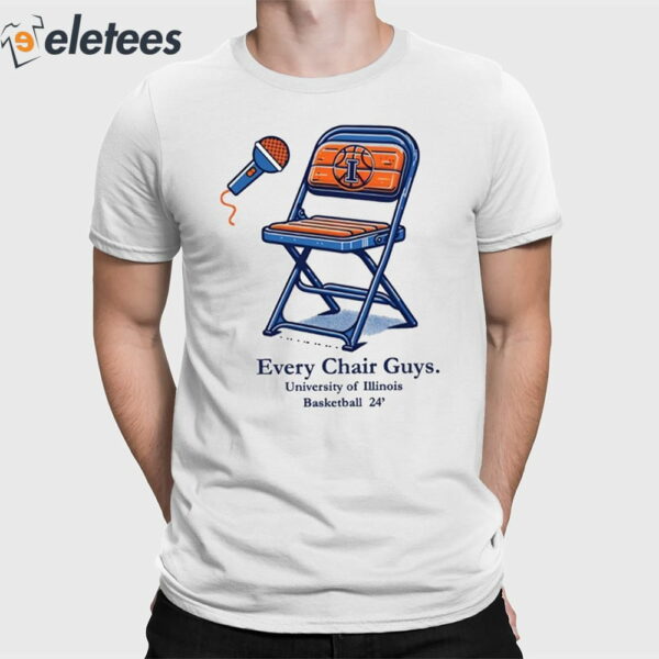 Every Chair Guys University Of Illinois Basketball 24 Shirt