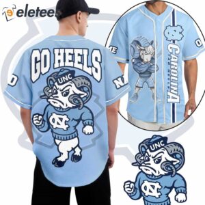 Go Heels Custom Name And Number Baseball Jersey