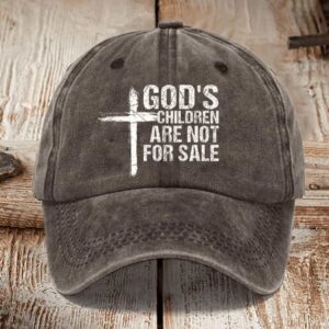 Gods Children Are Not For Sale Printed Unisex Hat1
