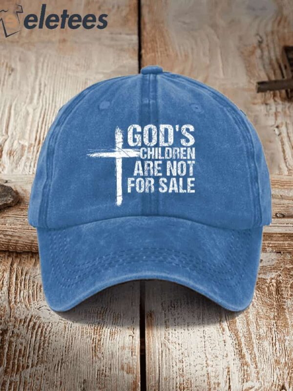 God’s Children Are Not For Sale Printed Unisex Hat