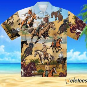 Horse Cowboy Hawaiian Shirt