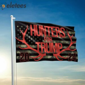 Hunters For Trump 2024 Flag